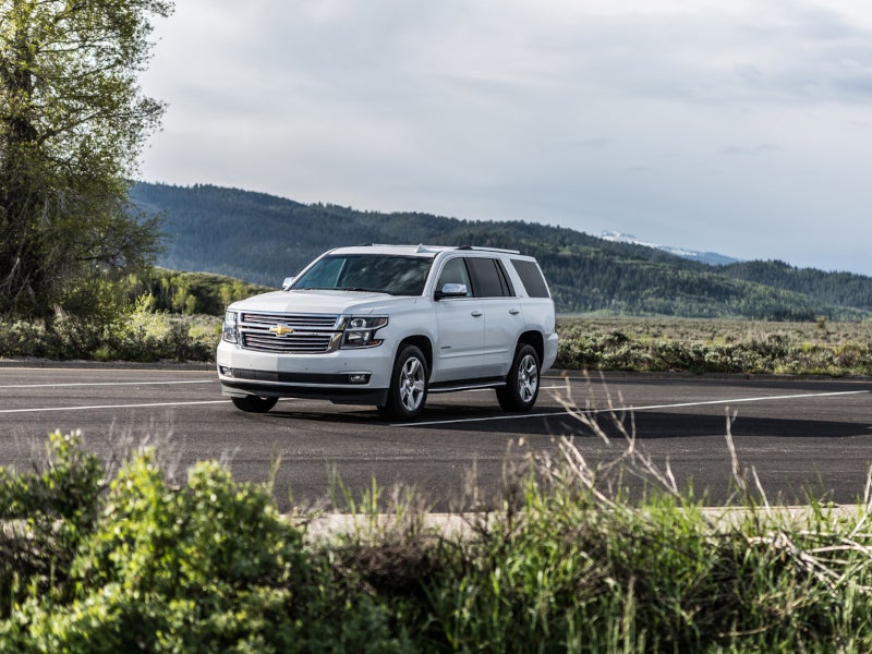 White Chevrolet SUV on the highway